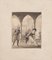 Desconocido - Reunión de interior - Lápiz original sobre papel - Siglo XIX, Imagen 1