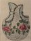Unknown - Porcelain Vase - Original China Ink and Watercolor - 1890s, Image 1