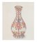 Desconocido - Jarrón de porcelana - Tinta china original y acuarela - década de 1890, Imagen 1