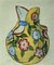 Unknown - Porcelain Vase - Original China Ink and Watercolor - 1890s, Image 1