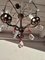 Antique Italian Brass and Glass Chandelier, Image 5