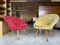 German Mohair Lounge Chairs, 1960s, Set of 2 1