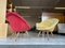German Mohair Lounge Chairs, 1960s, Set of 2, Image 4