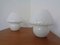 Italian Mushroom Murano Glass Table Lamps from Vetri d'Arte for Seguso, Set of 2, 1970s 4