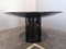 Lackierter Italienischer Schwarzer Holz & Glas Tisch Im Stil Von Sabot 4