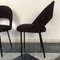 Mid-Century Iron and Silk Dining Chairs, Set of 2, Italy, Image 3