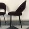 Set of Mid-Century Iron and Silk Dining Chairs, Italy 3