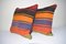 Fundas para almohadas Kilim turcas hechas a mano de Vintage Pillow Store Contemporary. Juego de 2, Imagen 3