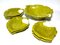 Italian Leaf Pottery Salad Set from Ars Ceramica, 1970s, Set of 7, Image 1