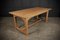 Large Light Oak Refectory Dining Table 4
