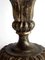 Baroque Style Wood Table Lamp with Silver Leaf, 1950s, Image 5