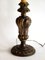 Baroque Style Wood Table Lamp with Silver Leaf, 1950s, Image 2