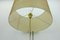 Chrome and Walnut Floor Lamp with Fiberglass Shade from Temde, 1960s 8