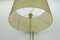 Chrome and Walnut Floor Lamp with Fiberglass Shade from Temde, 1960s, Image 8