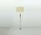 Chrome and Walnut Floor Lamp with Fiberglass Shade from Temde, 1960s 7