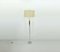 Chrome and Walnut Floor Lamp with Fiberglass Shade from Temde, 1960s, Image 7