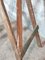 Escalera Step Painters vintage de madera, años 70, Imagen 12