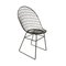 Black Wire Dining Chair, 1960s, Image 1