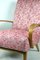 Fauteuil en Velours Rose, 1970s 8