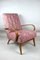 Rose Velvet Armchair, 1970s 1