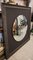 Black French Convex Mirror with Black Wooden Frame, France, 2008 4