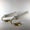 Brass and Opaline Sconces, 1950s, Set of 2 8