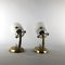 Brass and Opaline Sconces, 1950s, Set of 2 10