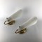 Brass and Opaline Sconces, 1950s, Set of 2 7