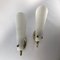 Brass and Opaline Sconces, 1950s, Set of 2 6