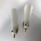 Brass and Opaline Sconces, 1950s, Set of 2, Image 6