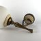 Italian Brass, Lacquer and Opaline Sconces from Stilnovo, 1950s, Set of 2 12