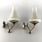 Italian Brass and Opaline Sconces, 1950s, Set of 2 1