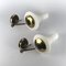 Italian Brass and Opaline Sconces, 1950s, Set of 2 3