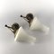 Italian Brass and Opaline Sconces, 1950s, Set of 2 6