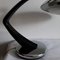 Lampada da tavolo Boomerang cromata nera di Fase, anni '60, Immagine 4