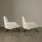 Foam, Fabric and Metal Armchairs, Italy, 1960s, Set of 2, Image 3