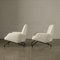 Foam, Fabric and Metal Armchairs, Italy, 1960s, Set of 2 11