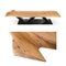 Large Wooden Table with Steel Feet 4