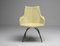 Yellow Origami Armchair on Spider Base by Paul Mccobb 6