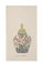 Vase Gabriel Fourmaintraux en Porcelaine avec Encre et Aquarelle de Chine 1
