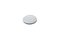 Rounded White and Grey Marble Coasters With Cork from Fiammettav Home Collection, Set of 2 3