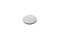 Rounded White and Grey Marble Coasters With Cork from Fiammettav Home Collection, Set of 2, Image 3