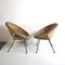 Italienische Rattan Egg Chairs, 1950er, 2er Set 8