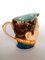Antique French Sarreguemines Earthenware Pitcher, Early 1900s, Image 3