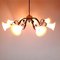 Light Olive Opaline Glass Chandelier, Italy, 1950s, Image 5