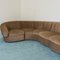 Velvet Modular Sofa and Armchair, 1970s, Set of 5 9