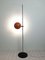 Orange Metal Floor Lamp from AKA VEB, 1960s 4