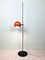 Orange Metal Floor Lamp from AKA VEB, 1960s, Image 1