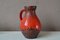 Brutalist Red Lava Vase from Carstens Tönnieshof, 1960s 1