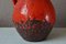 Brutalist Red Lava Vase from Carstens Tönnieshof, 1960s 6